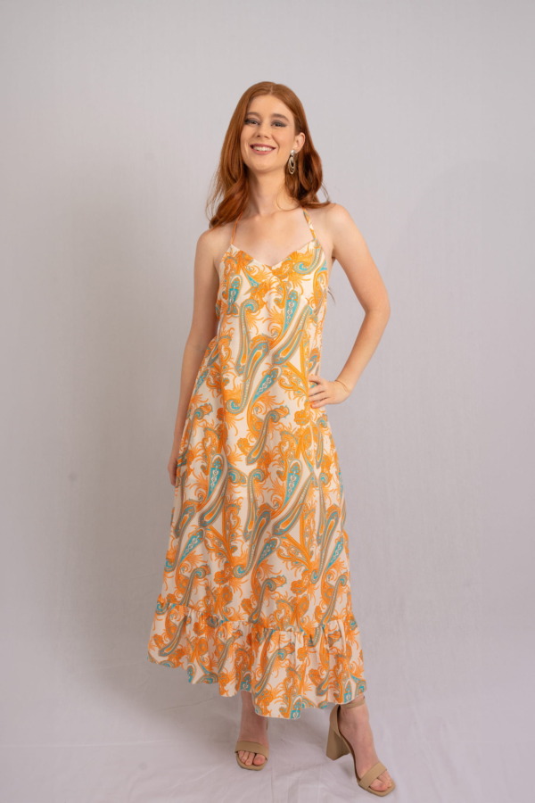 Vestido Taormina - Arancio