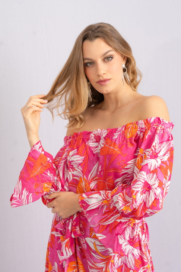 Vestido Tropea - Fucsia - Imagen 5