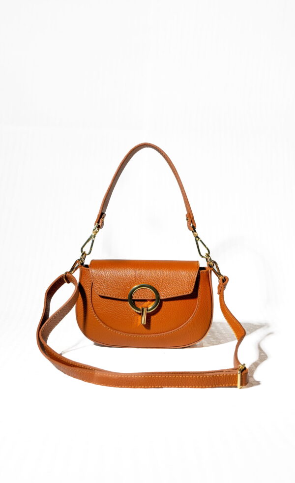 Cartera pompei tracolla - cuoio - m