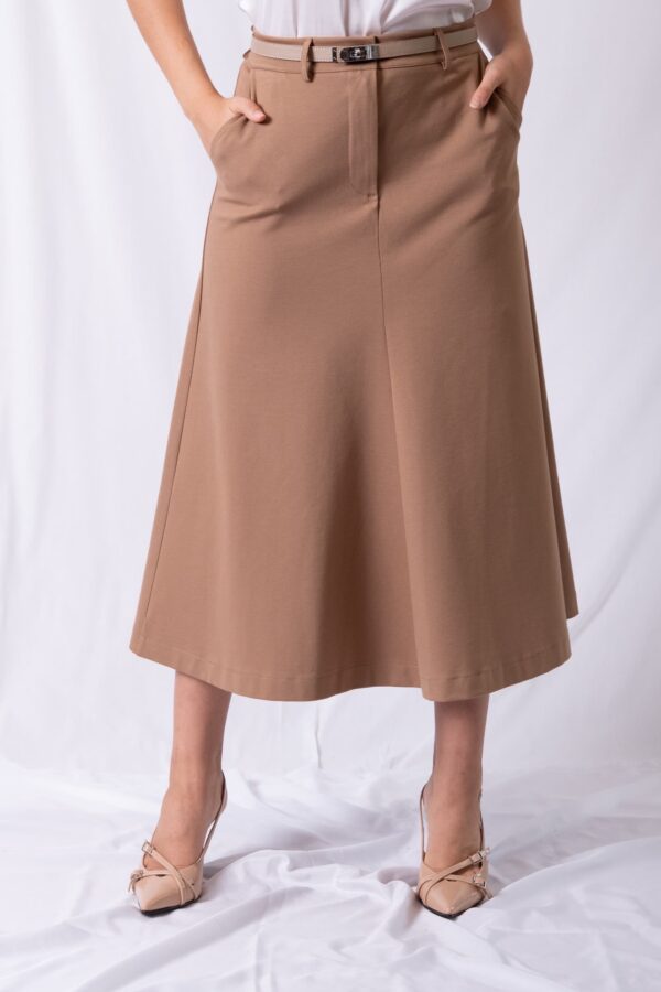 Falda Rimini - Camel - Imagen 3