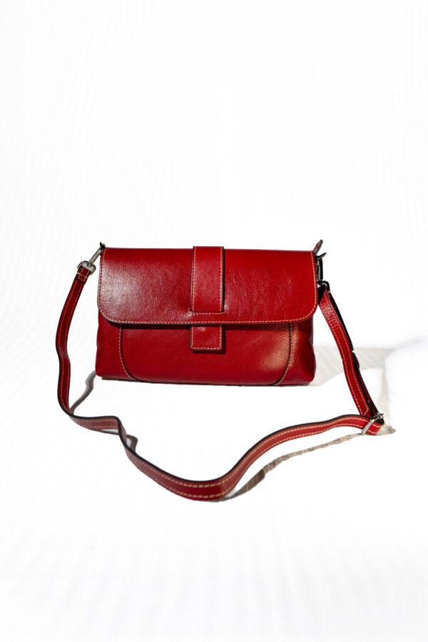 cartera sorrento tracolla - rosso - m