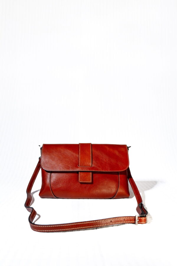 cartera sorrento tracolla - camel  - m