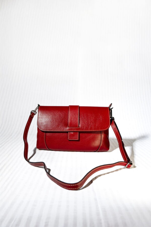 cartera sorrento tracolla - rosso - m