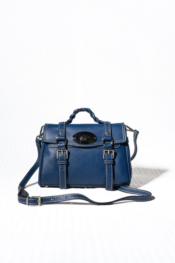 cartera pompei bauletto - blu - m