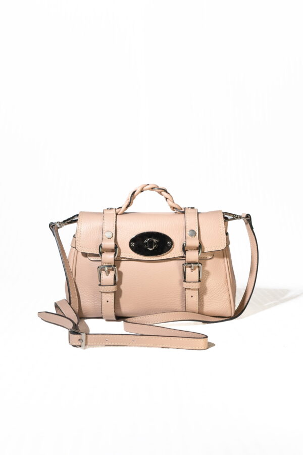 Cartera pompei bauletto - rosa cipria - m