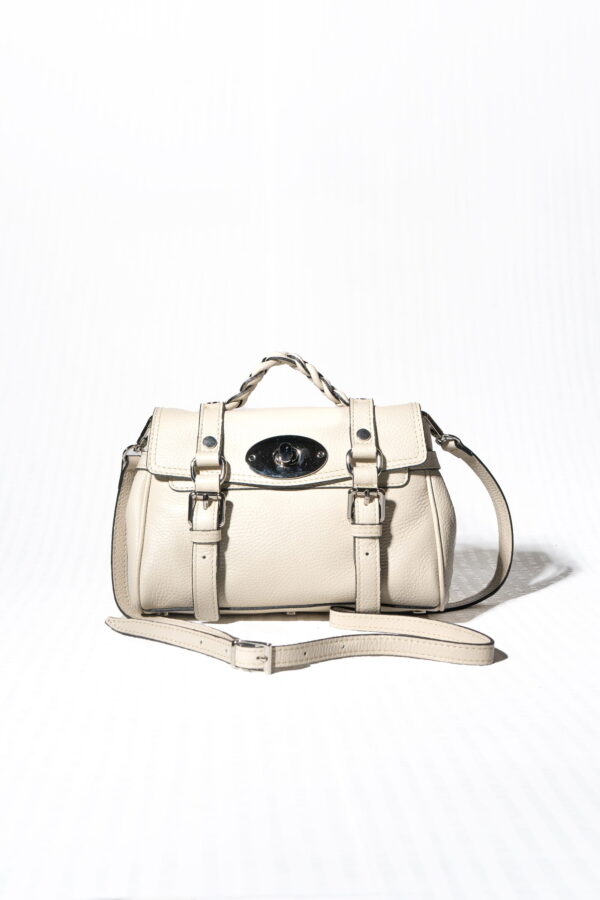 cartera pompei bauletto - beige - m