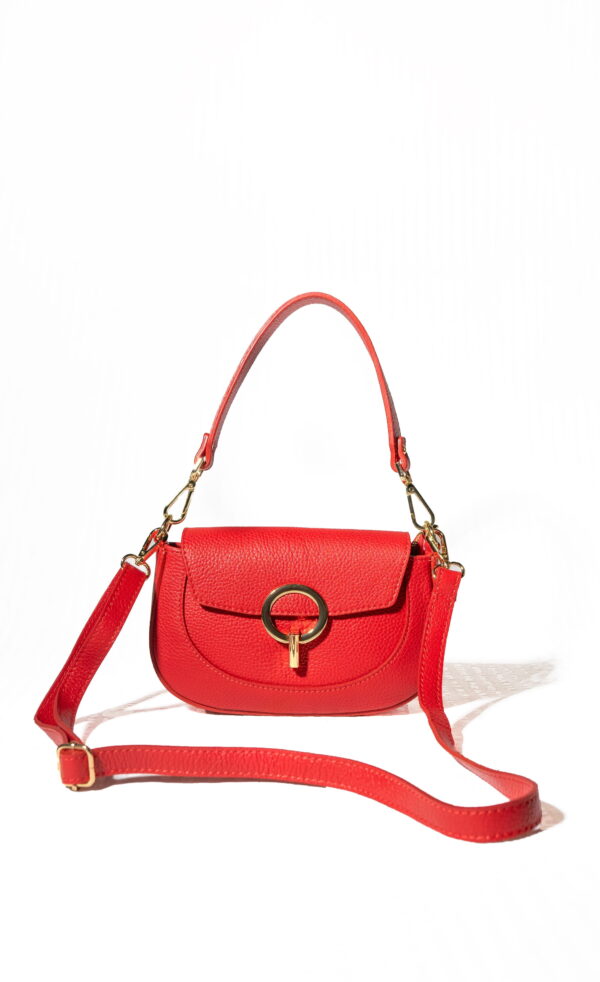 Cartera pompei tracolla - rosso - m